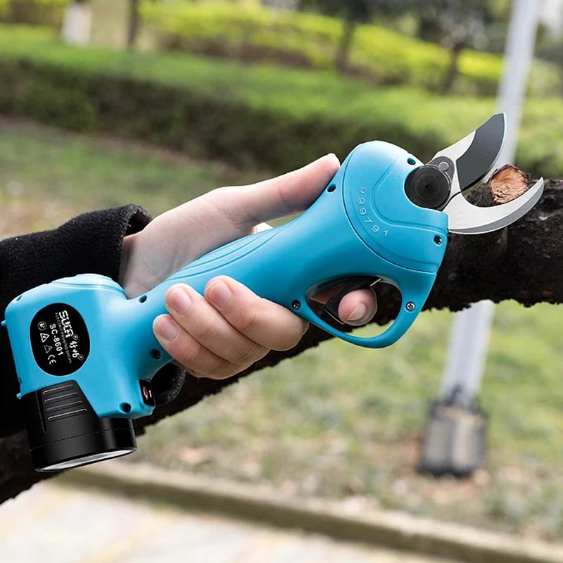 Electric Pruning Shears Portable Rechargeable Trimming Tool Garden Pruning Fruit Trees Electric Scissors Household Cutting Tools