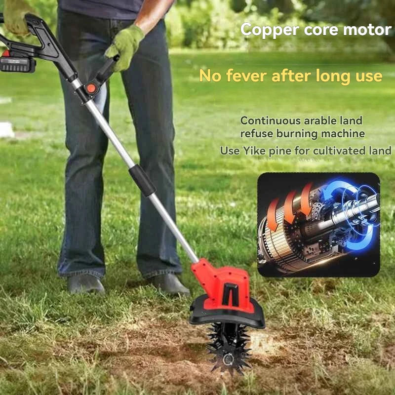 4-Blade Soil Loosening Machine Household Micro Tillage Machine Portable Soil Loosening Machine And Tillage Machine