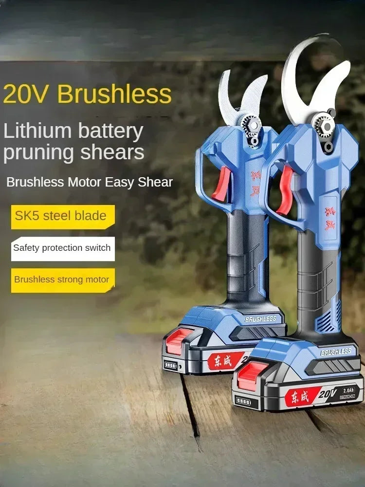 Electric Branch Pruner with Powerful Lithium Battery for Tree Trimming and Gardening