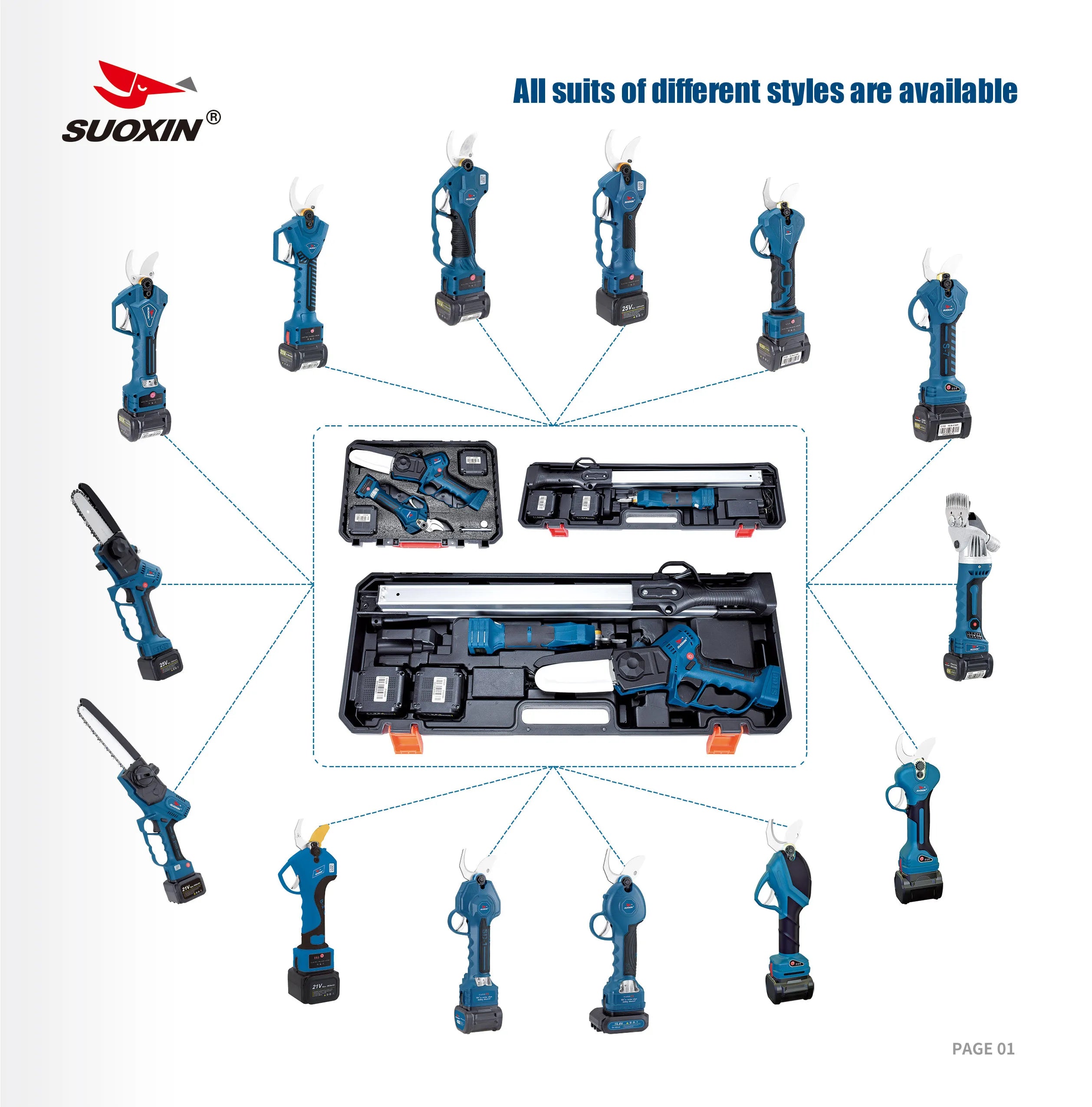 Cutting Diameter Pruning Shears Garden Tool For Tree Trimming Branch Cutter Electric Pruning Shears Cordless Electric Scissors