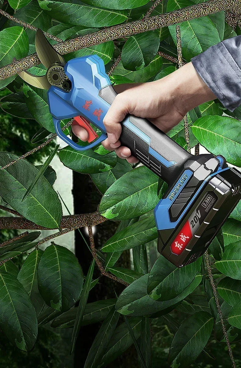 Electric Branch Pruner with Powerful Lithium Battery for Tree Trimming and Gardening