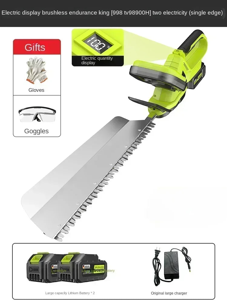 110V/220V High-Powered Electric Hedge Trimmer for Tea Tree Pruning and Gardening C