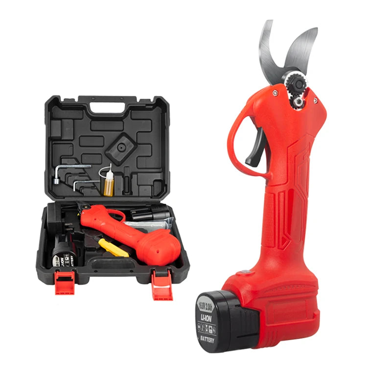 Electric Pruning Shears 1 Inch Cutting Diameter Cordless Pruning Shears 2 Ah Rechargeable Battery Professional Electric Pruner