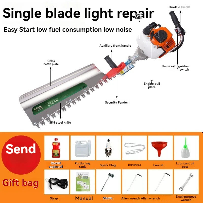 Green Hedge Machine Powered Tea Tree Pruning Machine, Tea Picking Specialized Green Garden Tools, Tea Leaf Cutting, Fe